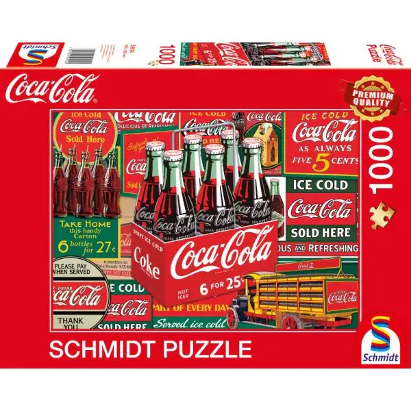 Schmidt Spiele Coca Cola: Klassiker, 1.000 Teile Puzzle Sonderangebote