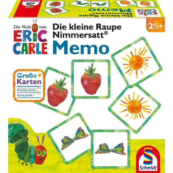 Schmidt Spiele Die kleine Raupe Nimmersatt - Memo Discount Store für neue Produkte