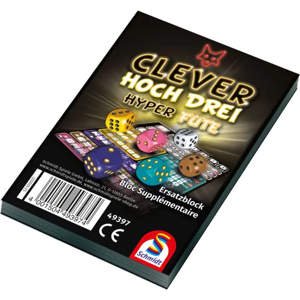 Schmidt Spiele Clever hoch drei! Einzelblock (75 Blatt)