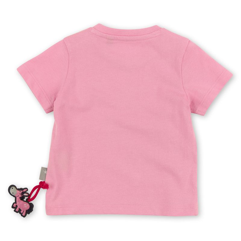 Sigikid Rosa Baby T-Shirt mit Herzchen Stickerei Saisonale Angebote