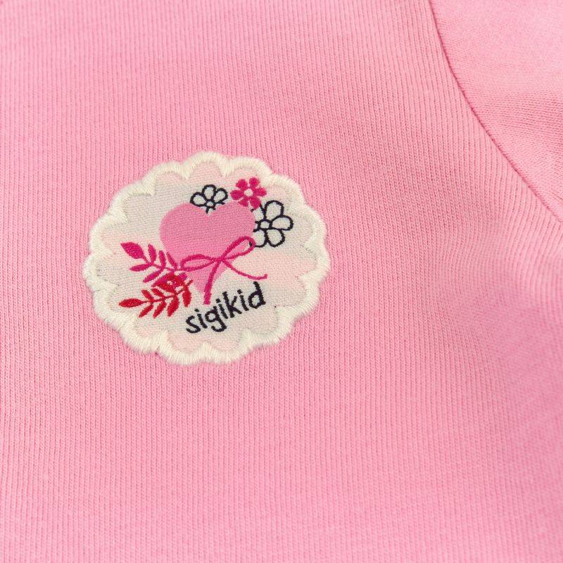 Sigikid Rosa Baby T-Shirt mit Herzchen Stickerei Saisonale Angebote