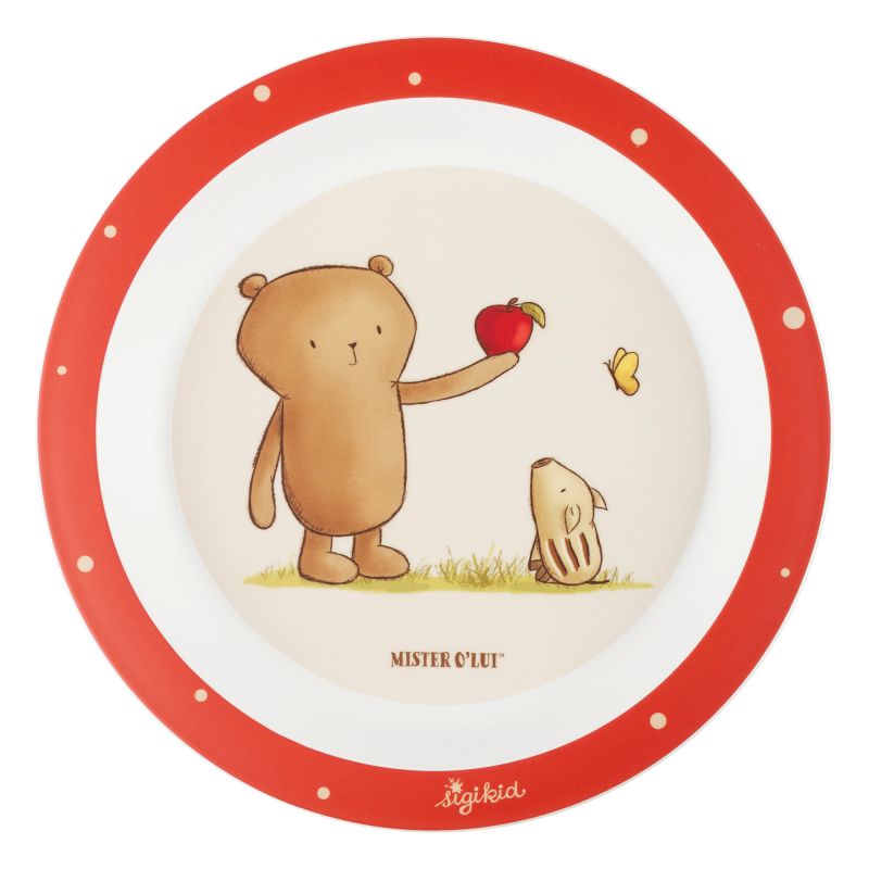 Sigikid Kinder Geschirr-Set Mister O'Lui Biberbär, rPET Super Sparpreis