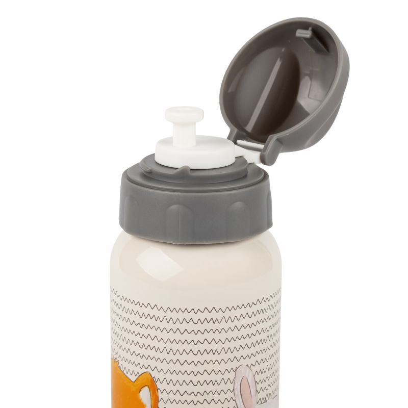 Sigikid Kinder Set 400 ml Edelstahl-Trinkflasche und Brotbox Tiger, blau Nur noch ein Tag übrig