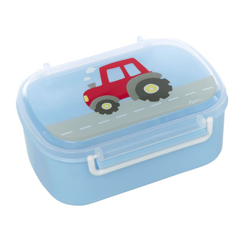 Sigikid Kinder Set 400 ml Edelstahl-Trinkflasche und Brotbox, Traktor Riesige Rabatte
