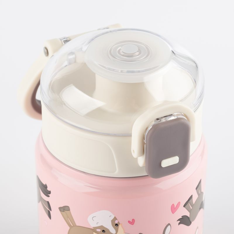 Sigikid Kinder Set 400 ml Edelstahl-Trinkflasche und Brotbox, Pony Clearance-Verkauf