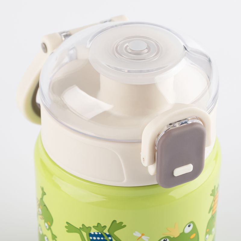 Sigikid Kinder Set 400 ml Edelstahl-Trinkflasche und Brotbox, Frosch Kostenloser Versand international