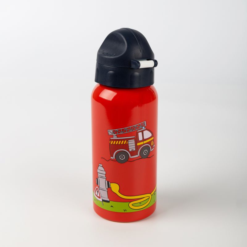 Sigikid Kinder Edelstahl-Trinkflasche Feuerwehrmann Frido Firefighter zollfrei