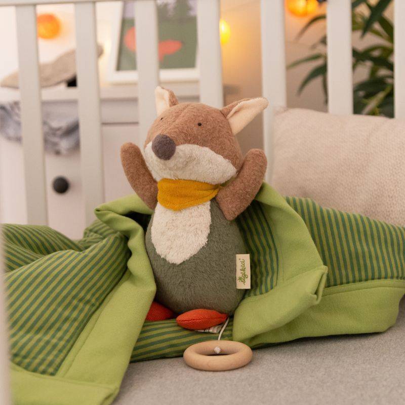 Sigikid Baby Spieluhr Fuchs, Green Bio Kollektion Preisnachlass