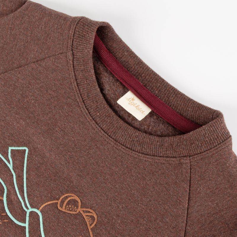 Sigikid Kinder Sweatshirt Bär, dunkelbraun Zeitbegrenzte Promotion
