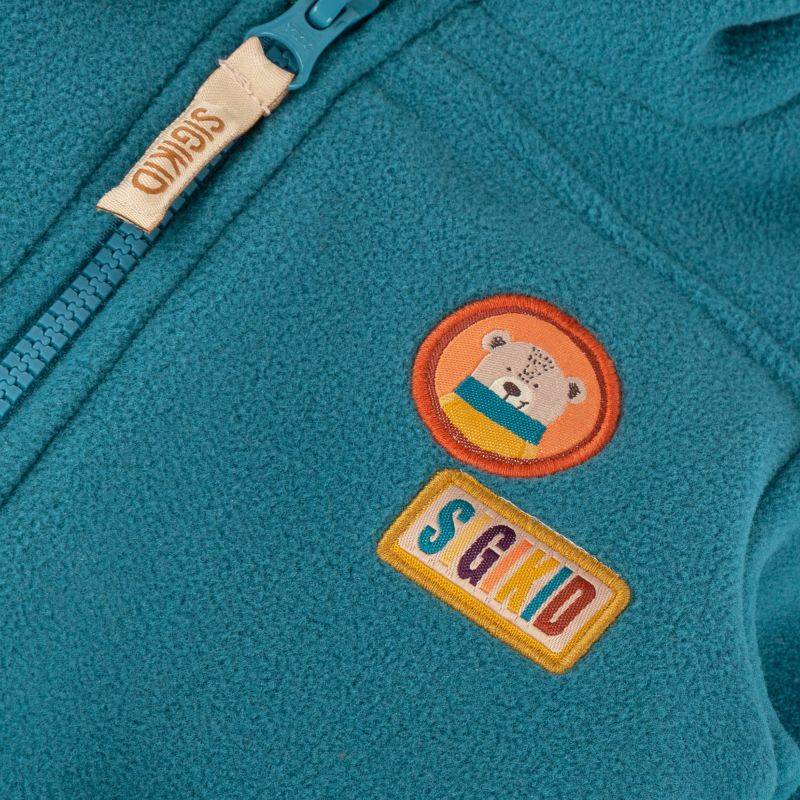 Sigikid Baby Fleeceoverall Bär mit Kapuze, grün Bis zu 60% Rabatt