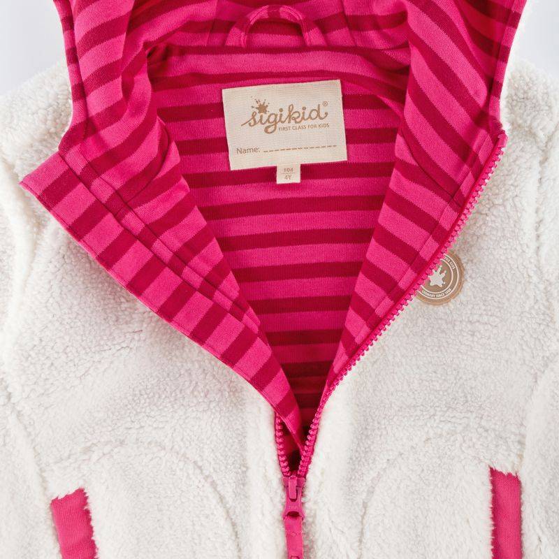 Sigikid Kinder Teddyjacke Crazy Lama, weiß Nur für heute