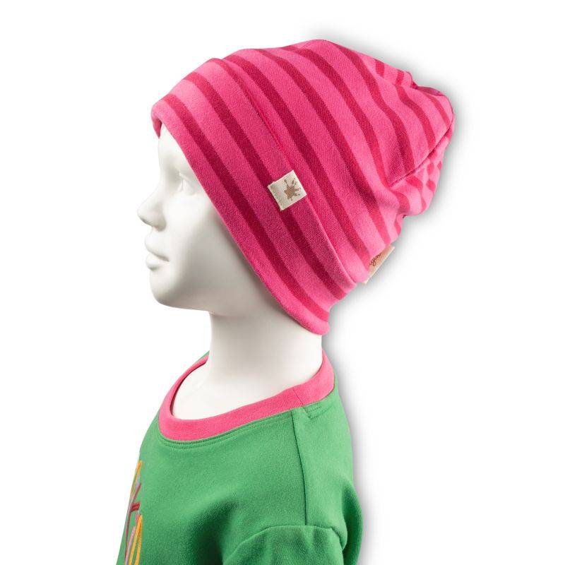 Sigikid Kinder Beanie, pink gestreift Discount Store für neue Produkte