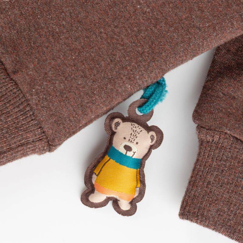 Sigikid Baby Sweatshirt Bär, braun Outlet