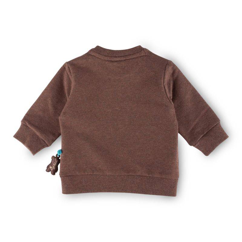 Sigikid Baby Sweatshirt Bär, braun Outlet