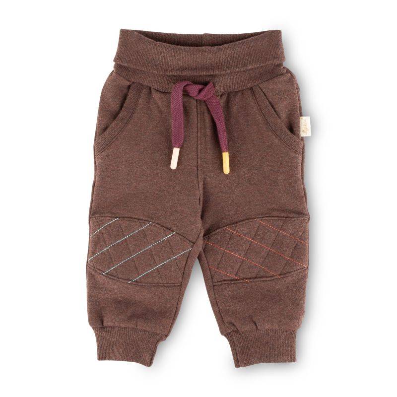 Sigikid Baby Sweathose mit verstärkten Knien, dunkelbraun