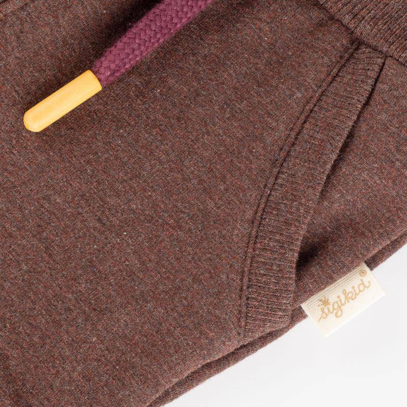 Sigikid Baby Sweathose mit verstärkten Knien, dunkelbraun im Angebot
