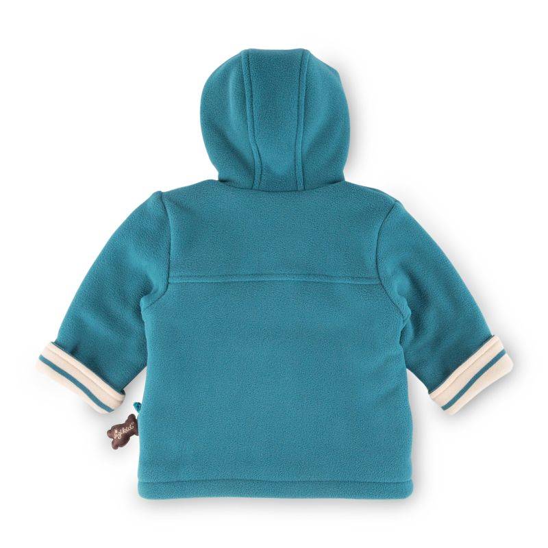 Sigikid Baby Fleecejacke mit Kapuze, grün Fabrikverkauf