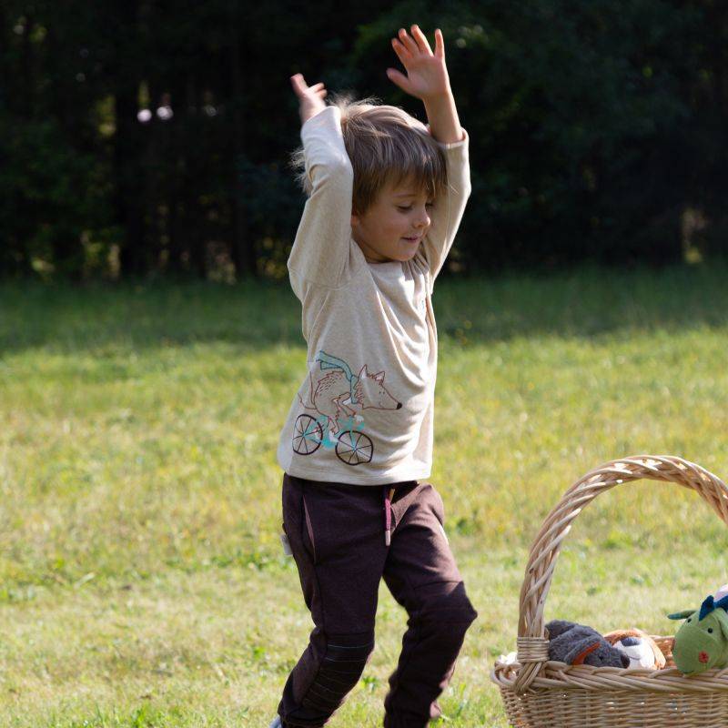 Sigikid Kinder Langarmshirt Fuchs, beige meliert Meist gekauft