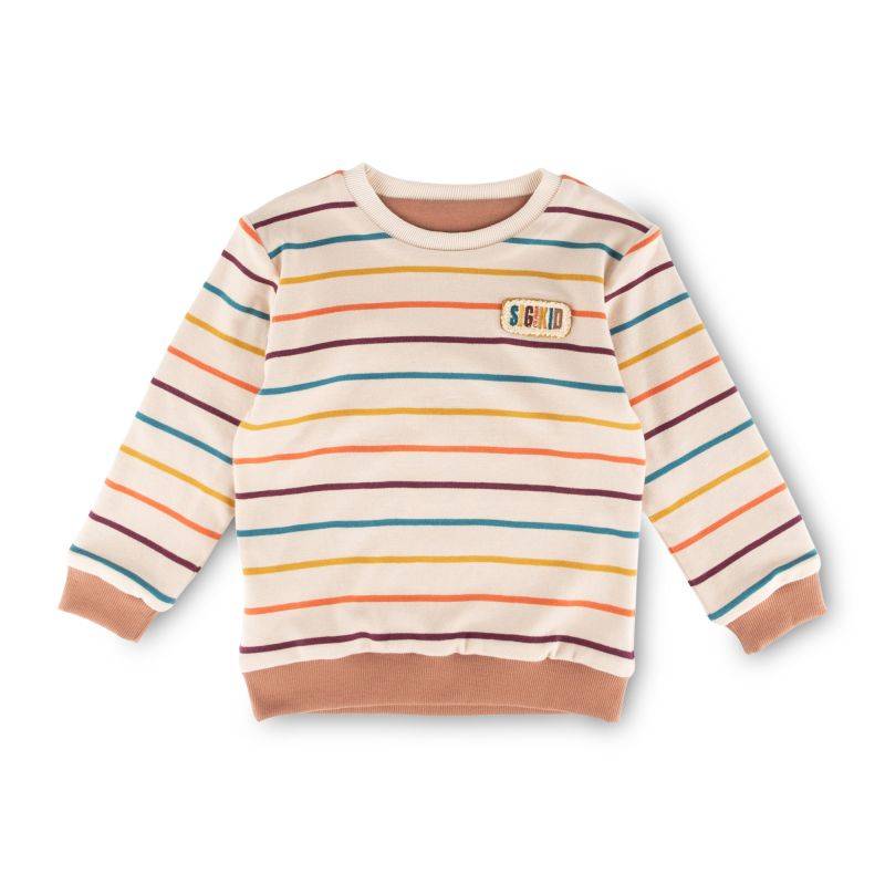 Sigikid Kinder Wendeshirt Fuchs, bunt gestreift oder braun Kostenloser Versand