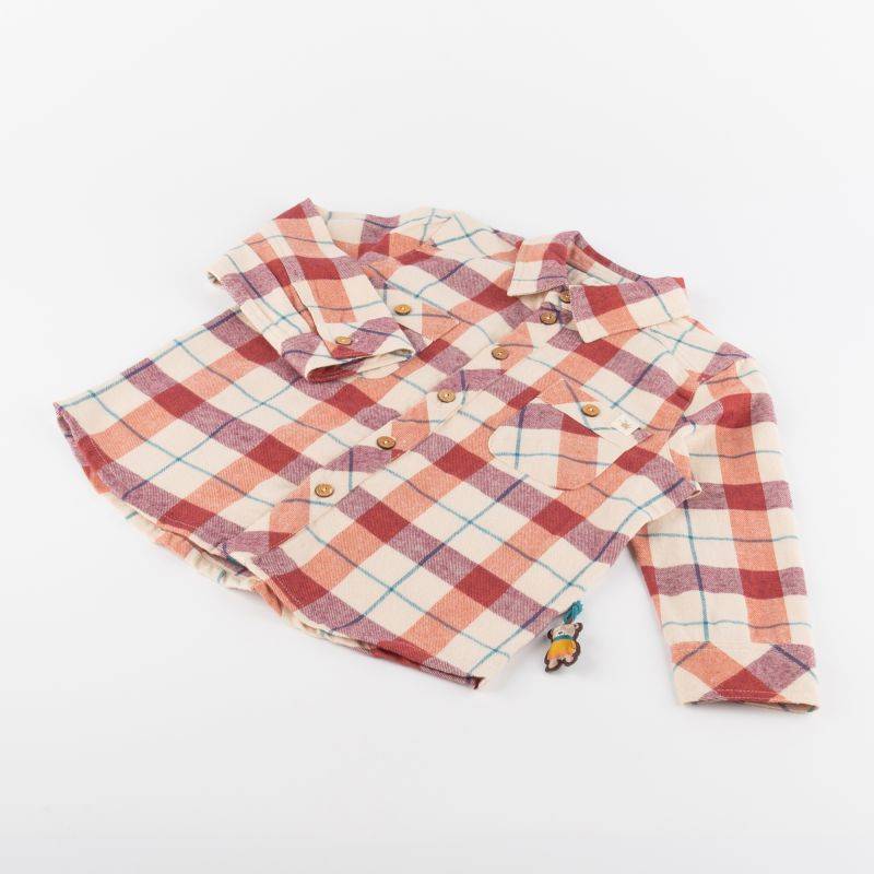 Sigikid Kinder Karo Flanellhemd, rot -beige Limitierter Zeitrabatt