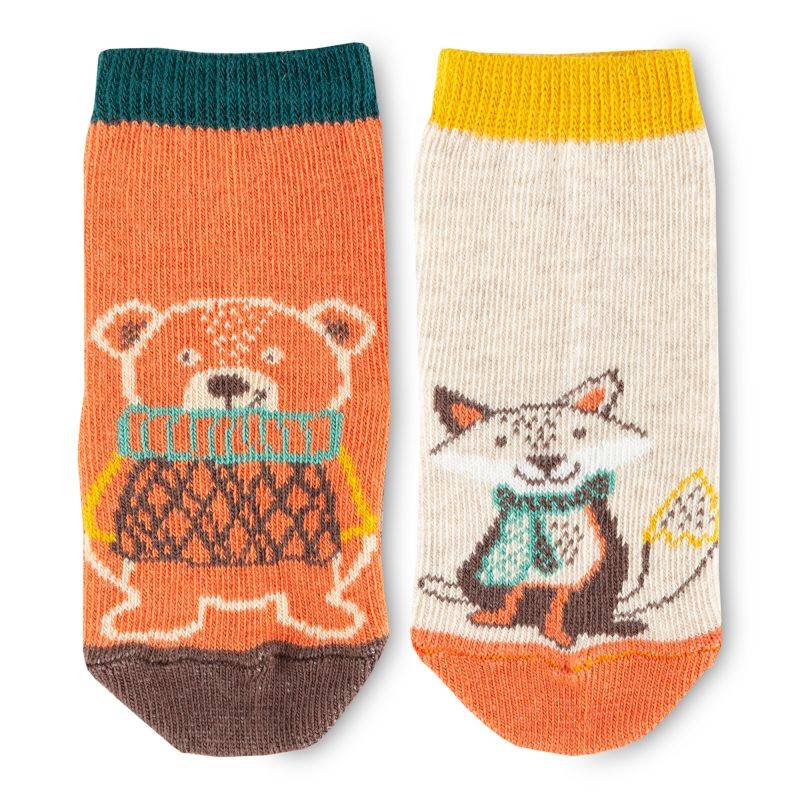 Sigikid Baby 3er Socken-Set, Bär und Fuchs Großer Ausverkauf