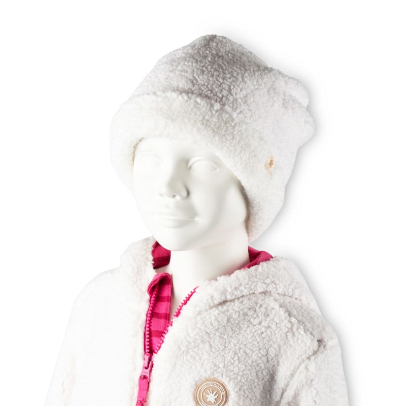 Sigikid Kinder Teddy-Mütze Crazy Lama, weiß Begrenztes Angebot