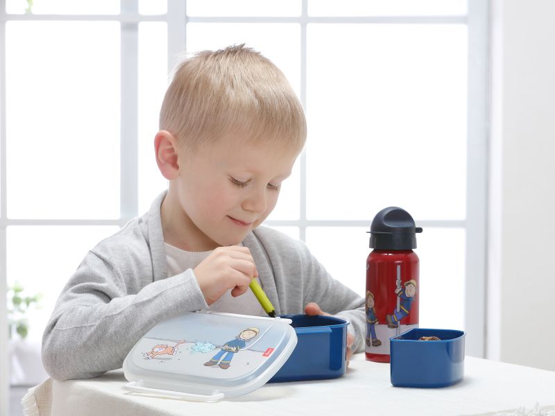Sigikid Kinder Brotzeitbox für Jungen, Frido Firefighter Preisnachlass