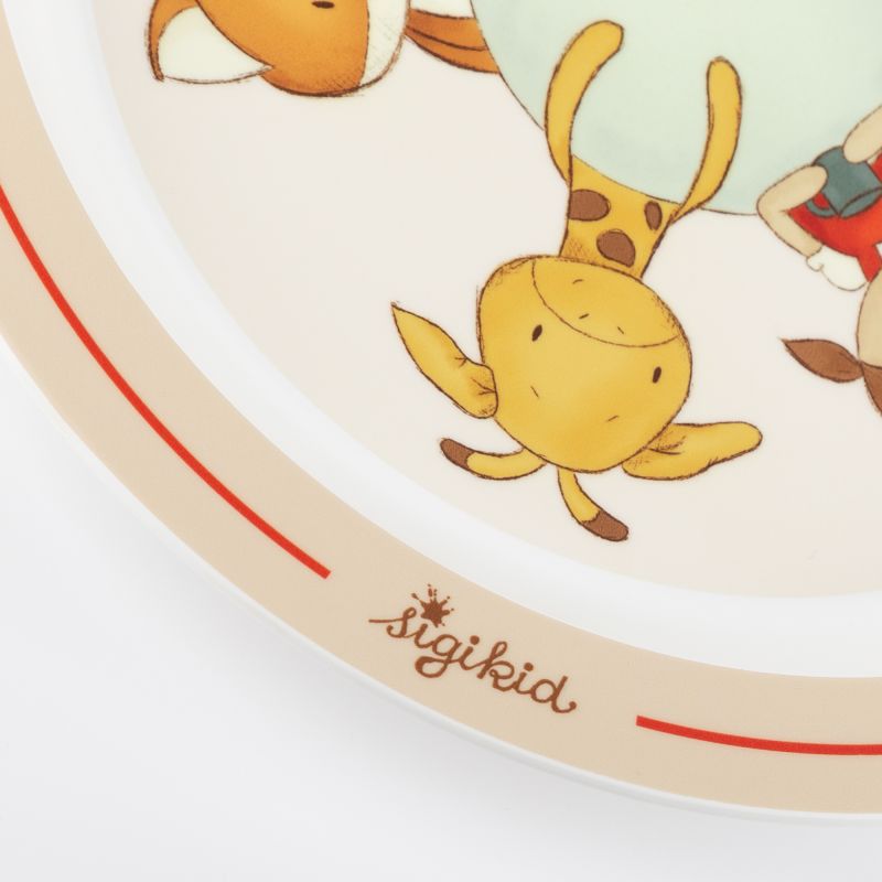 Sigikid Kinder Teller Mister O'Lui Kuschelfreunde, rPET Vatertagsangebot