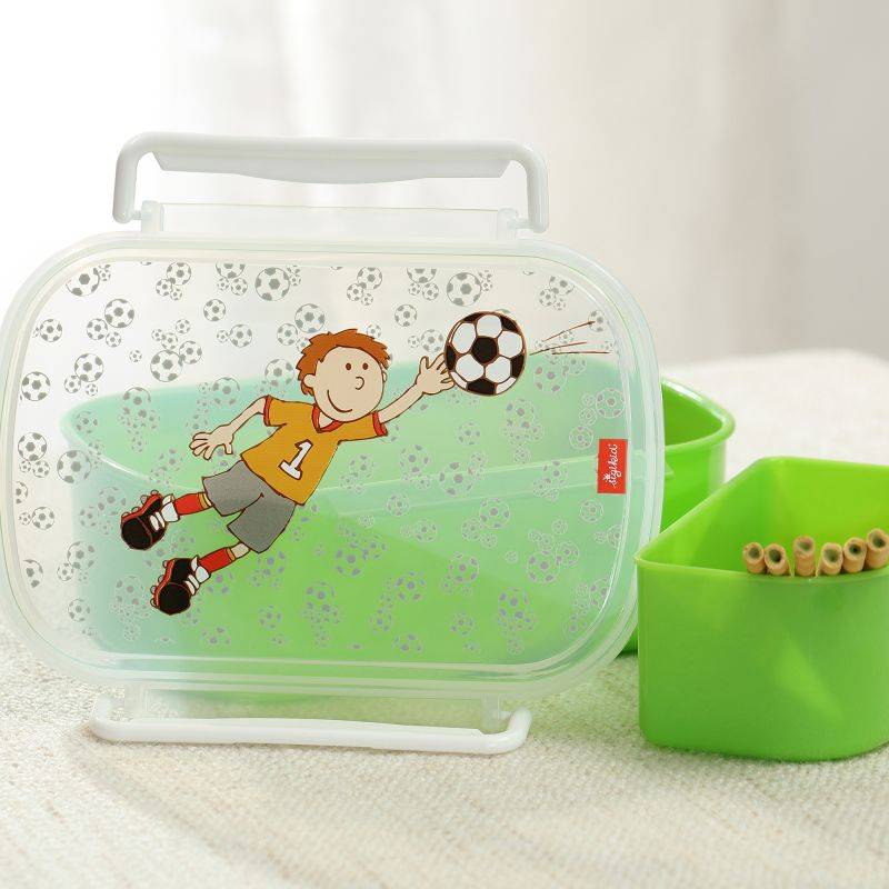 Sigikid Kinder Brotzeitbox für Fußballfans mit Kily Keeper Nur für heute