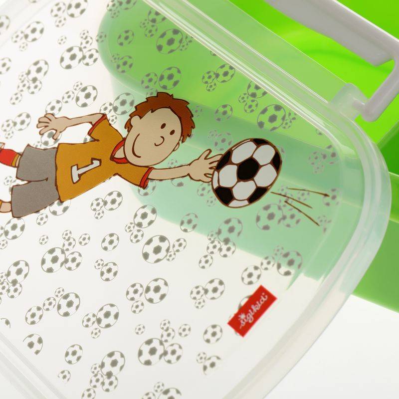 Sigikid Kinder Brotzeitbox für Fußballfans mit Kily Keeper Nur für heute