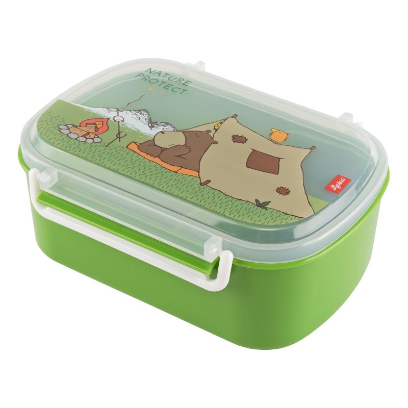 Sigikid Kinder Brotzeitbox mit Bär Forest Grizzly Im Verkauf