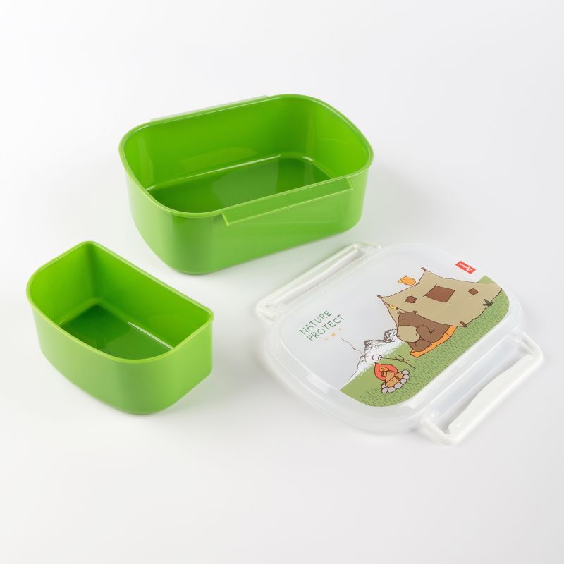 Sigikid Kinder Brotzeitbox mit Bär Forest Grizzly Im Verkauf