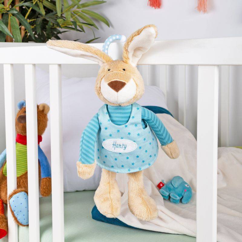 Sigikid Namensspieluhr Hase türkis Osterangebot