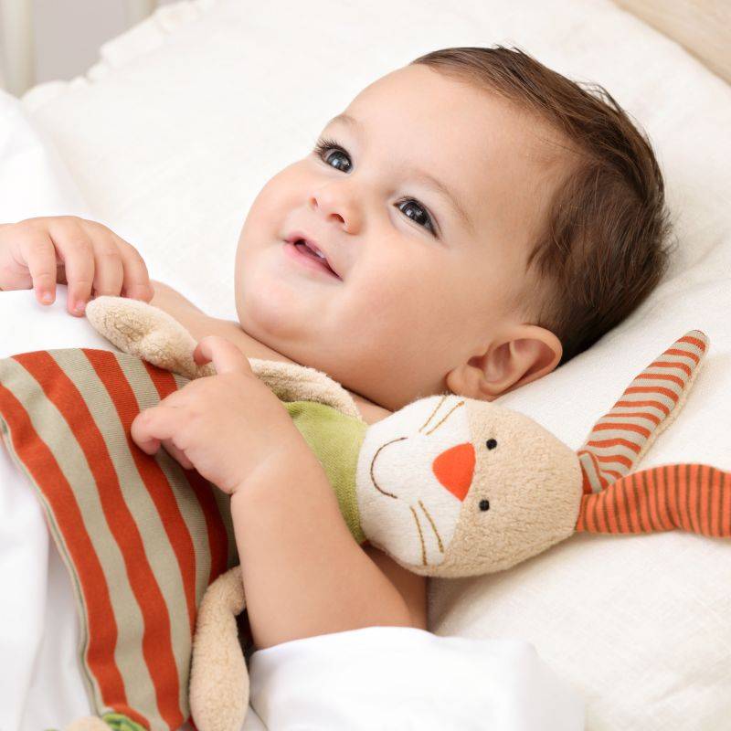 Sigikid Schnuffeltuch Organic GREEN Hase Neueste Stile