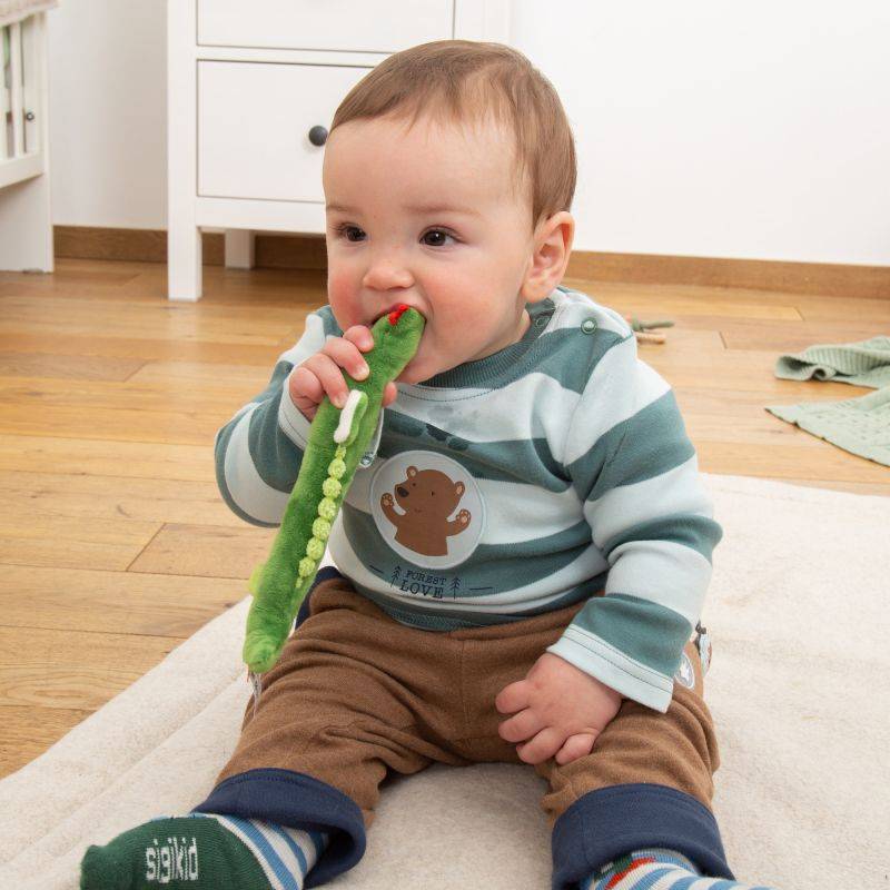 Sigikid Baby Rassel Krokodil, Red Stars Online