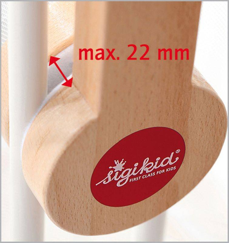 Sigikid Holzrack für Mobile Fabrikverkauf
