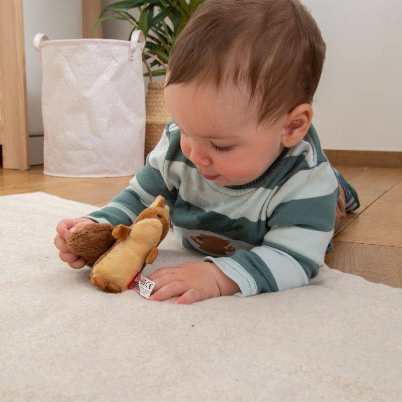 Sigikid Baby Rassel Eichhörnchen, Red Stars Saisonale Angebote