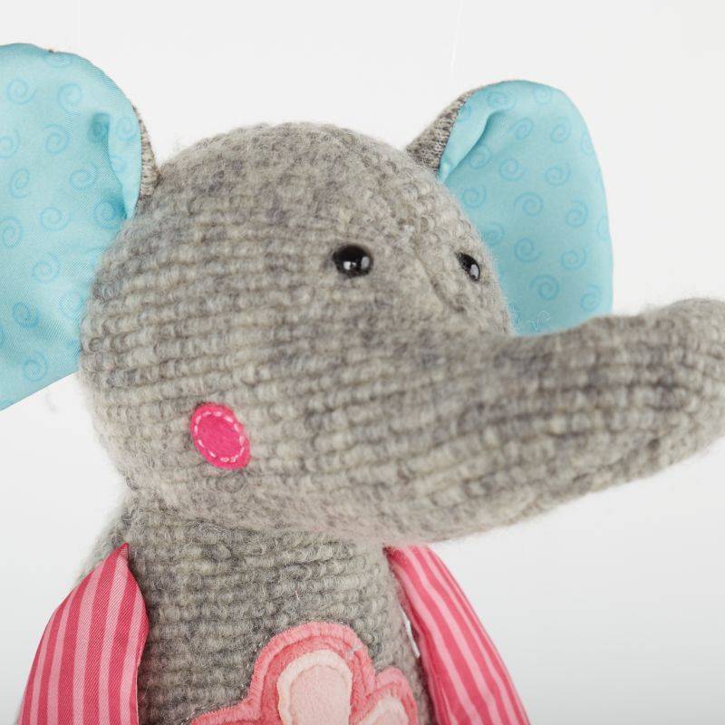 Sigikid Kuscheltier Elefant rosa, Patchwork Sweety Kostenlose Rückgabe