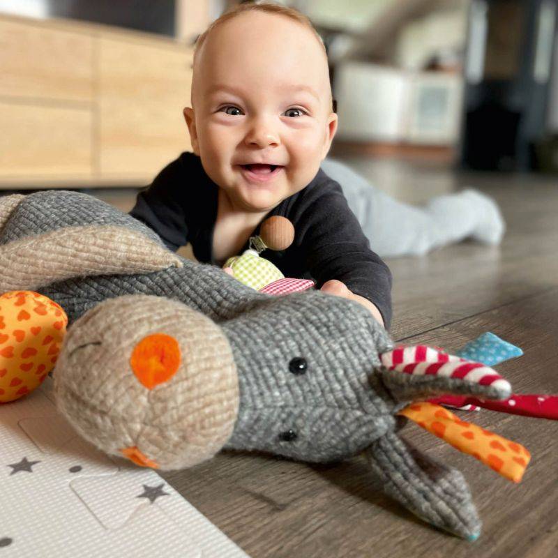 Sigikid XXL Kuscheltier Pferd im Patchworkstyle Discount Store für neue Produkte