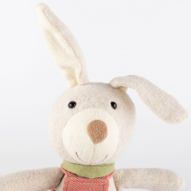 Sigikid Kuscheltier Hase mit Latzhose, magohany Fabrikverkauf