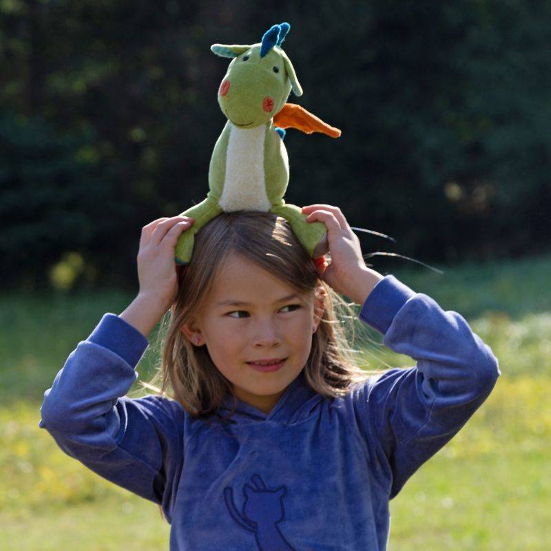 Sigikid Kuscheltier Drache grün, Patchwork Sweety Großer Ausverkauf