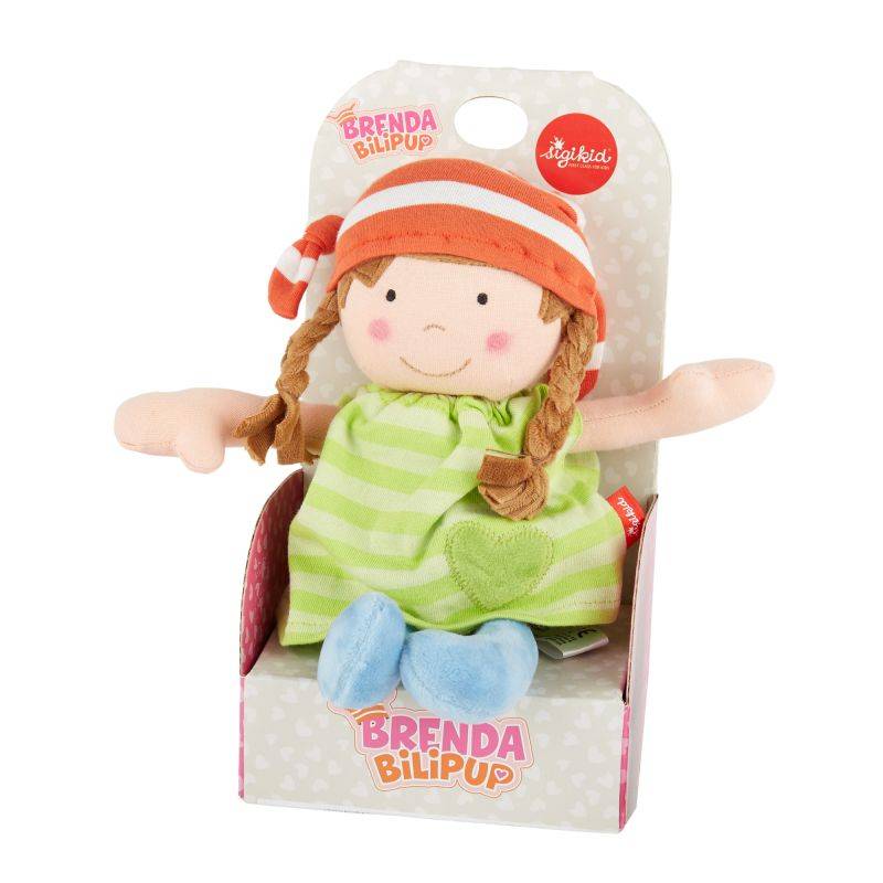 Sigikid Stoffpuppe Brenda Bilipup, grün Exklusivangebot