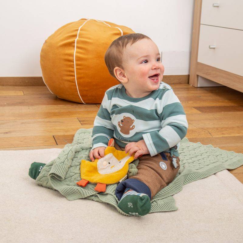 Sigikid Baby Knistergreifling Eule, Green Bio Kollektion Saisonale Angebote