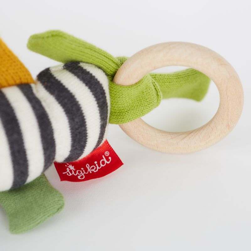 Sigikid Baby Strick Greifling Krokodil Tiefpreis