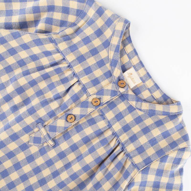 Sigikid Kinder Karo Flanellbluse, blau-weiß Clearance-Verkauf