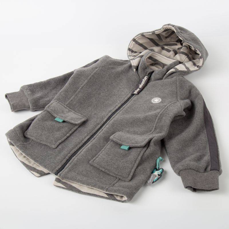 Sigikid Kinder Fleecejacke Polar Expedition, graumeliert Begrenzt auf 3 Tage
