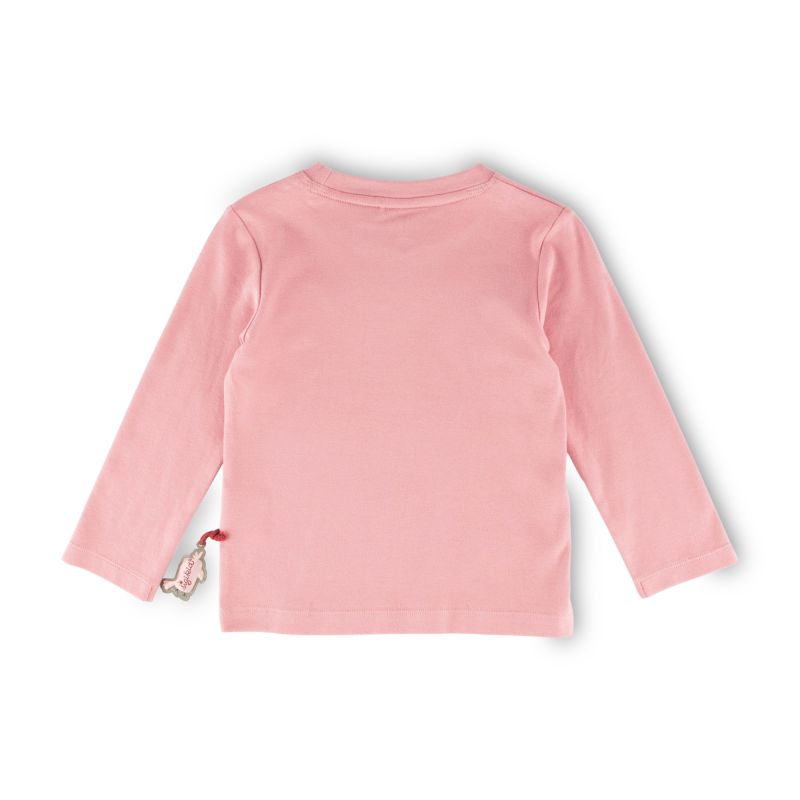 Sigikid Kinder Langarmshirt mit Stickmotiv Kakadu, rosa 50% Rabatt für begrenzte Zeit