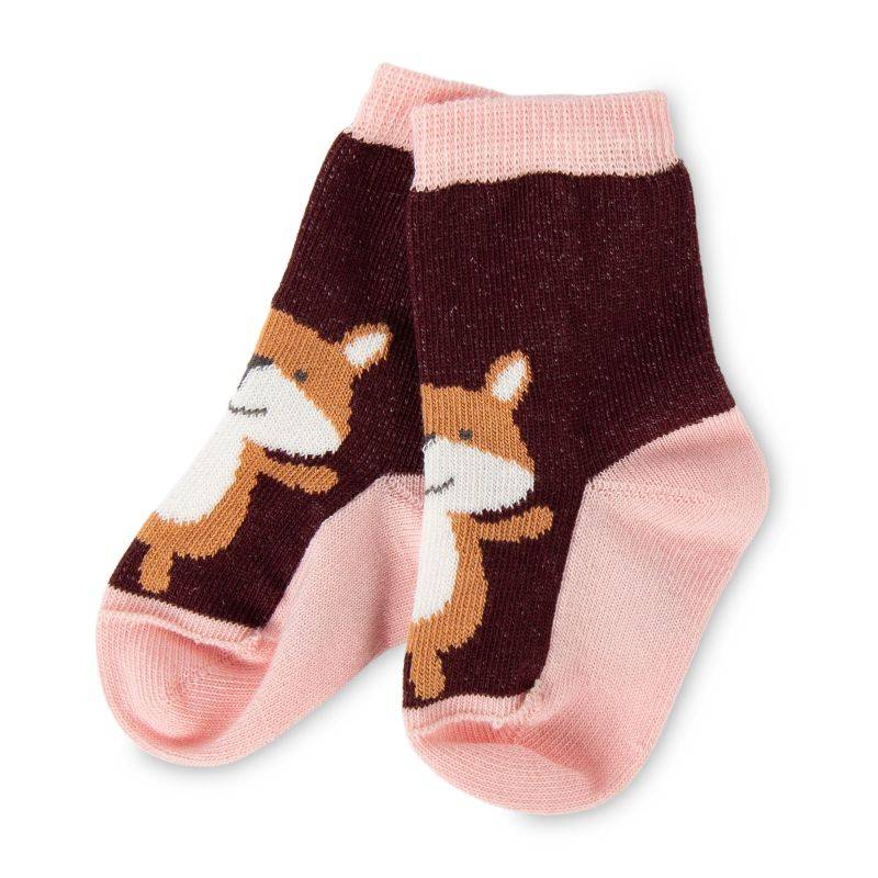 Sigikid Baby 3er Socken-Set rosa/rotbraun/dunkelrot Outlet
