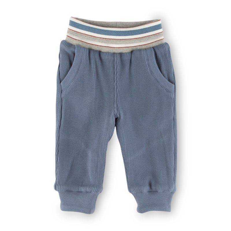 Sigikid Baby Wendehose mit Beinbündchen, grau oder blau Verkauf
