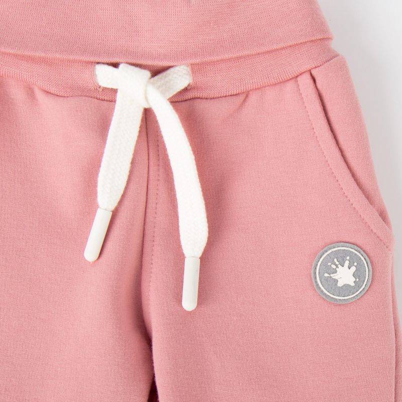 Sigikid Baby Sweathose mit Softbund in Rosa im Angebot